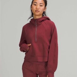 Scuba Oversized Half-Zip Hoodie (Used w Stain)